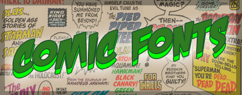 comic fonts