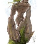 Golem gigante de piedra