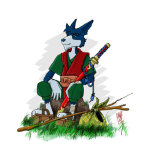 Perro samurai